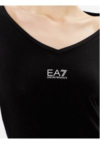 EA7 Emporio Armani Bluzka 8NTT52 TJFKZ 0200 Czarny Regular Fit. Kolor: czarny. Materiał: bawełna #4