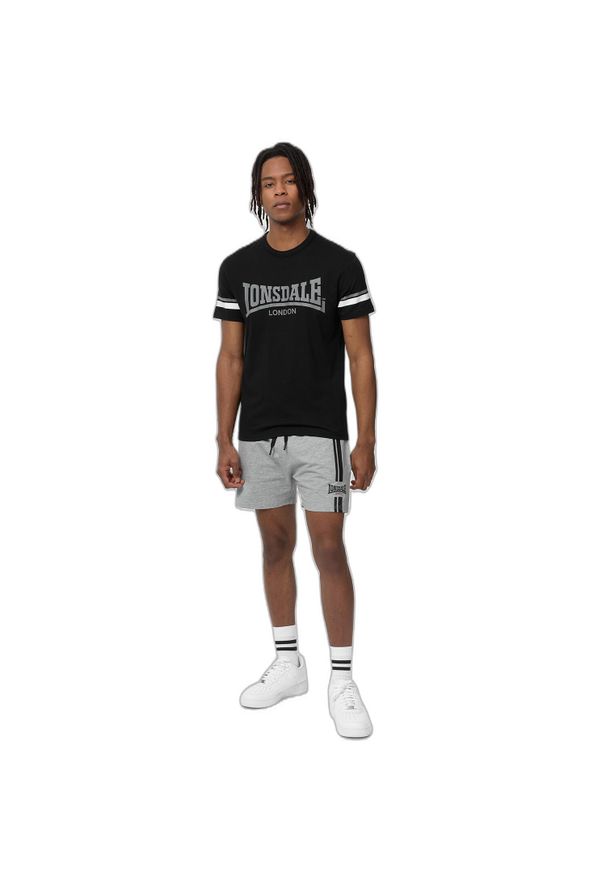 Koszulka Lonsdale Creich. Kolor: czarny, biały, wielokolorowy