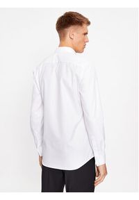 Eterna Koszula 8817/F392 Biały Slim Fit. Kolor: biały. Materiał: bawełna
