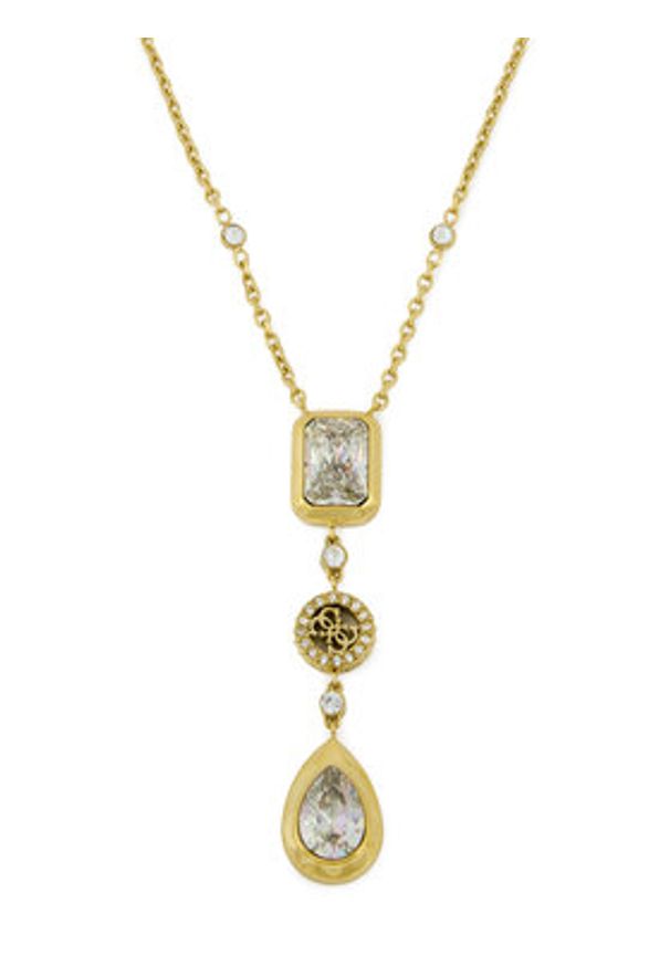 Guess Naszyjnik JUBN05 234JW Złoty. Materiał: metalowe. Kolor: złoty