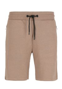 Volcano - Szorty dresowe M-EDI. Kolor: beżowy. Materiał: dresówka. Długość: krótkie. Styl: klasyczny #1