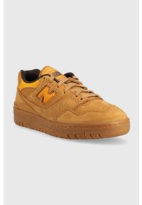 New Balance sneakersy zamszowe BB550WEA kolor brązowy BB550WEA-BB5. Kolor: brązowy. Materiał: zamsz #5