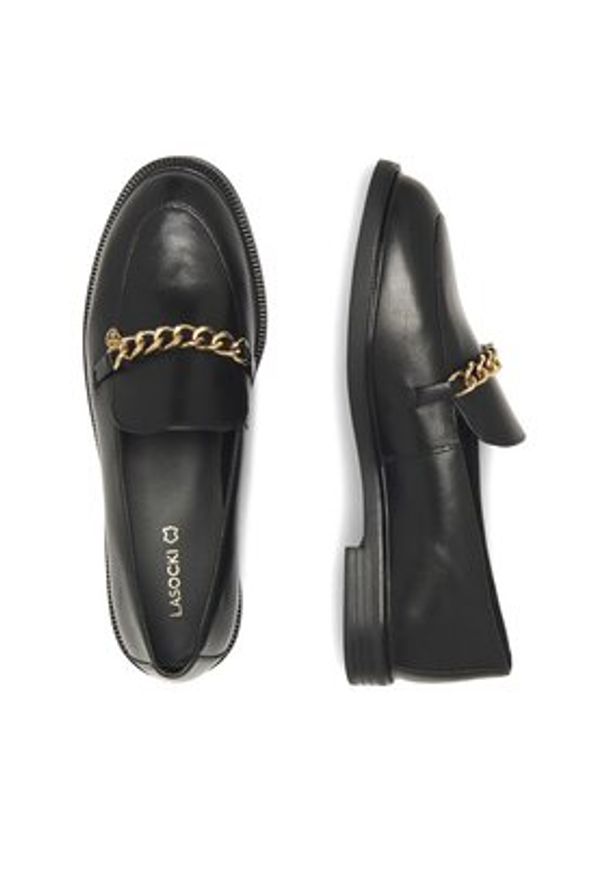 Lasocki Loafersy RST-PAR-04 Czarny. Kolor: czarny. Materiał: skóra