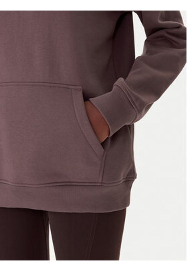 The North Face Bluza Drew Peak NF0A89EH Bordowy Regular Fit. Kolor: czerwony. Materiał: bawełna