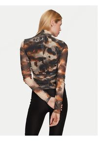 GESTUZ - Gestuz Bluzka Behka 10909457 Brązowy Slim Fit. Kolor: brązowy. Materiał: syntetyk #5