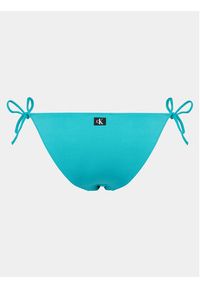 Calvin Klein Swimwear Dół od bikini KW0KW02349 Niebieski. Kolor: niebieski. Materiał: syntetyk