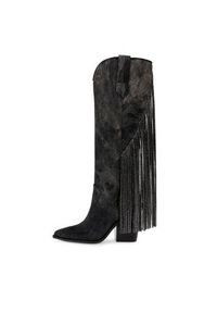 Steve Madden Kowbojki Bravados Boot SM11002945-04004-024 Czarny. Kolor: czarny. Materiał: materiał