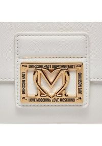 Love Moschino - LOVE MOSCHINO Torebka JC4329PP0IKS0100 Biały. Kolor: biały. Materiał: skórzane #5