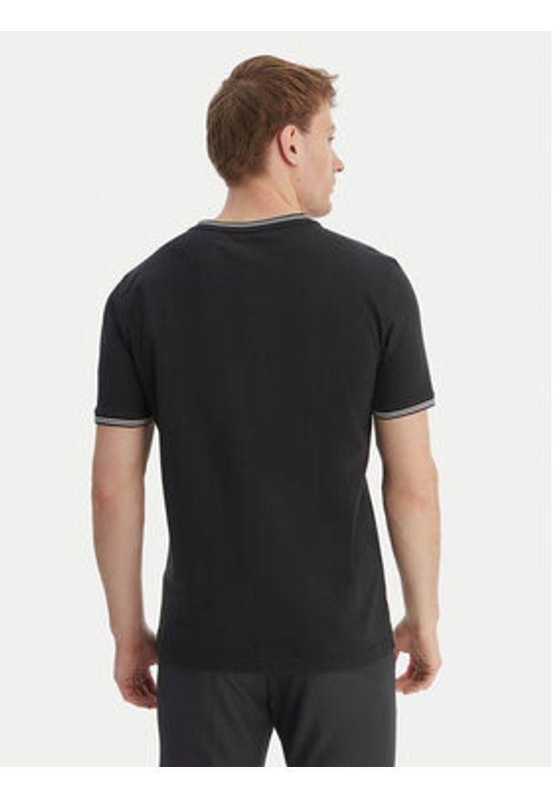 BOSS T-Shirt Taul 50521245 Granatowy Regular Fit. Kolor: niebieski. Materiał: bawełna