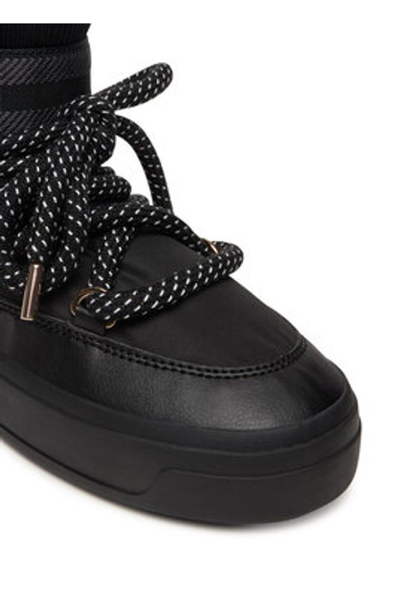 TOMMY HILFIGER - Tommy Hilfiger Śniegowce Snow Boot Water Repellent FW0FW09260 Czarny. Kolor: czarny. Materiał: materiał