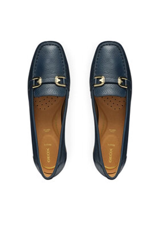 Geox Mokasyny D Annytah Moc D84BMA 00046 C4002 Granatowy. Kolor: niebieski. Materiał: skóra