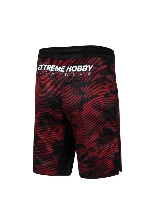Spodenki do Grapplingu MMA BJJ K1 męskie EXTREME HOBBY HAVOC. Kolor: czerwony. Materiał: poliester
