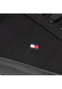 TOMMY HILFIGER - Tommy Hilfiger Tenisówki Harlow 1D FM0FM00596 Czarny. Kolor: czarny. Materiał: materiał #4
