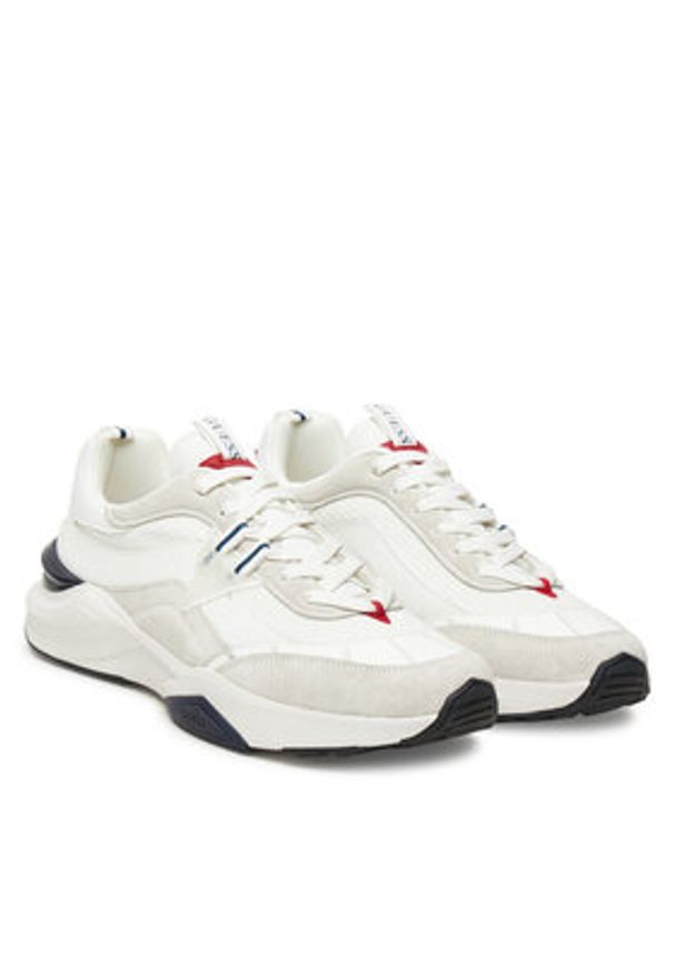 Guess Sneakersy FMTVAL FAL12 Biały. Kolor: biały. Materiał: skóra