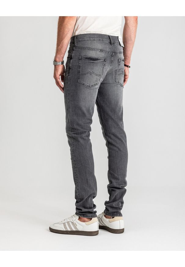 Męskie Spodnie Jeansowe Mustang Style Frisco Skinny Denim Black 1017118 4000 203