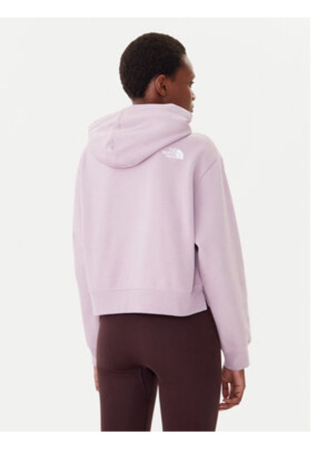 The North Face Bluza Essential NF0A89EX Fioletowy Regular Fit. Kolor: fioletowy. Materiał: bawełna