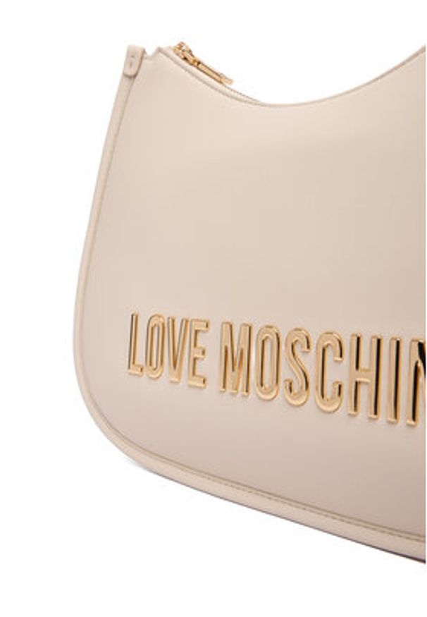 Love Moschino - LOVE MOSCHINO Torebka JC4021PP0NKD0110 Écru. Materiał: skórzane