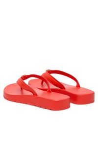 Guess Japonki FLJCNY ELE24 Czerwony. Kolor: czerwony. Materiał: skóra #6