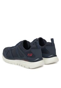 skechers - Skechers Sneakersy BURNS 8790117 NVRD Granatowy. Kolor: niebieski. Materiał: materiał #3