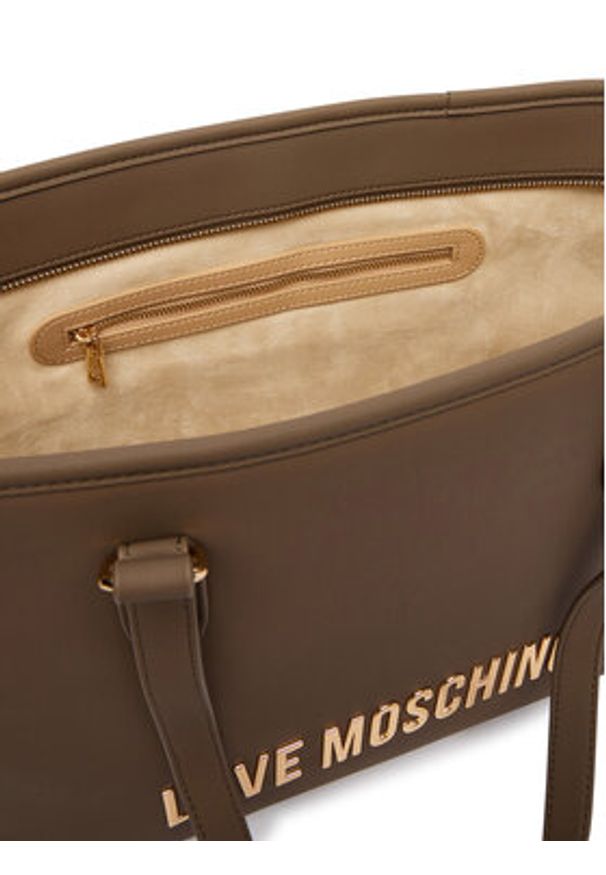Love Moschino - LOVE MOSCHINO Torebka JC4190PP1OKD0203 Brązowy. Kolor: brązowy. Materiał: skórzane
