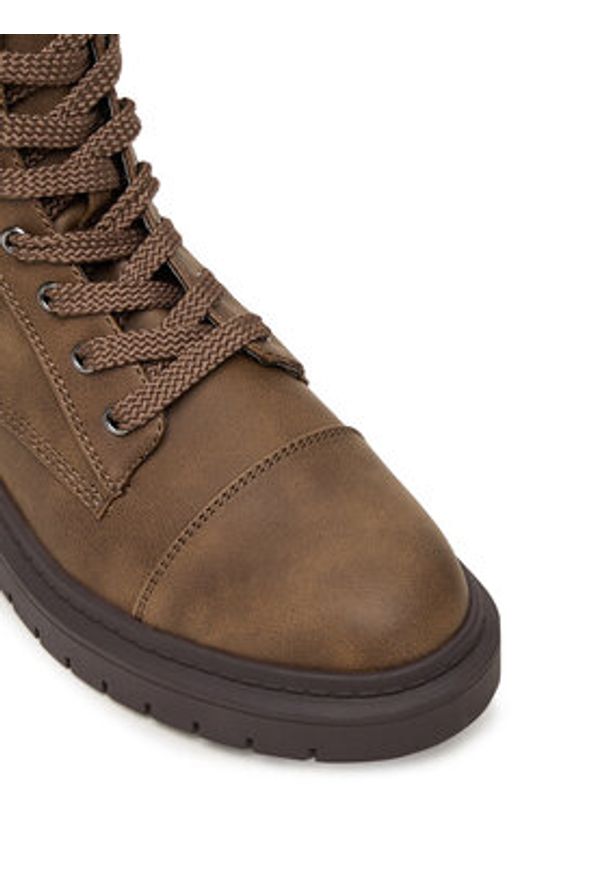 Aldo Trzewiki Goer 14115083 Brązowy. Kolor: brązowy. Materiał: skóra