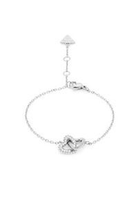 Guess Bransoletka JUBB06 014JW Srebrny. Materiał: metalowe. Kolor: srebrny #2