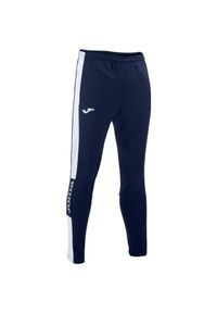 Spodnie do piłki nożnej dla chłopców Joma Championship IV długie. Kolor: wielokolorowy, niebieski, biały. Długość: długie. Sport: piłka nożna #1