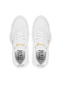 Versace Jeans Couture Sneakersy 80VA3SU8 ZPB80 3 Biały. Kolor: biały. Materiał: skóra #4