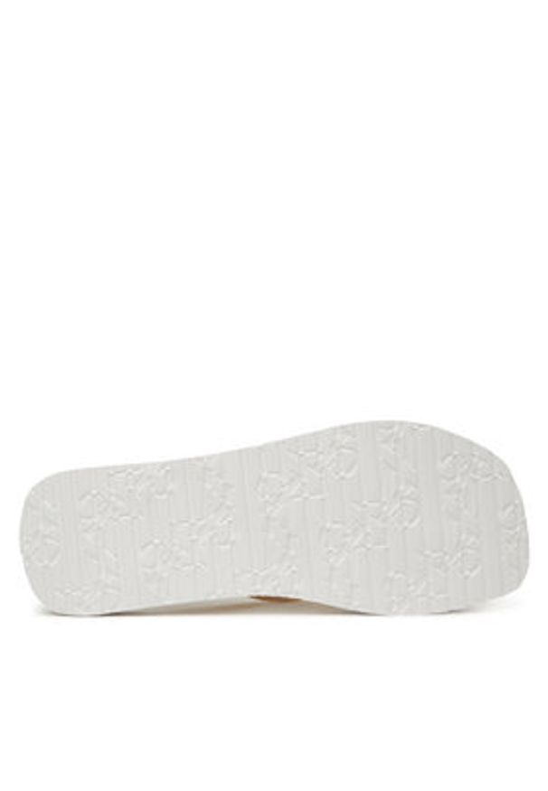 Calvin Klein Jeans Japonki Thong+ Tpu Metallic YW0YW01720 Beżowy. Kolor: beżowy