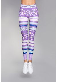 Legginsy sportowe damskie DEEP TRIP Lolipop. Kolor: wielokolorowy