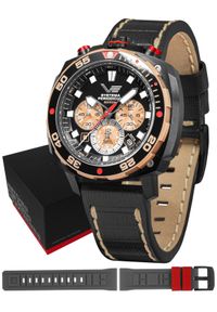 Zegarek męski Vostok Europe VK67-650E721LB czarny. Kolor: czarny #1