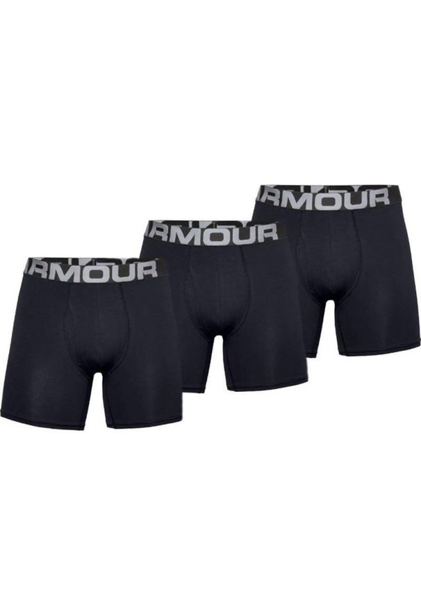 Bokserki Under Armour Rival Charged Cotton 3 Pack Black 2021. Kolor: czarny. Sport: fitness