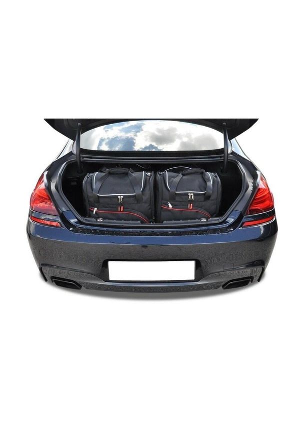 KJUST - Torby Do Bagażnika Bmw 6 Gran Coupe 2012-2018 4Szt Kjust. Kolor: czarny. Styl: sportowy