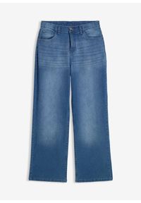 bonprix - Dżinsy loose fit ze stretchem, prosta nogawka. Kolor: niebieski #1