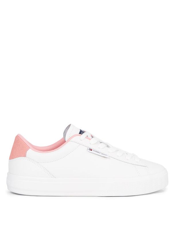 Tommy Jeans Sneakersy Tjw Cupsole Sneaker Ess EN0EN02508 Biały. Kolor: biały. Materiał: skóra