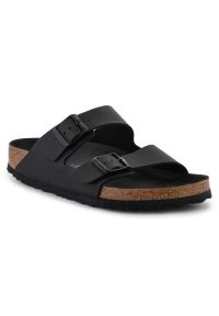 Klapki Birkenstock Arizona Triples 1019098 czarne. Kolor: czarny. Materiał: materiał. Styl: klasyczny #1