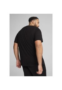Koszulka męska Puma Ess No.1 Logo Tee. Kolor: czarny. Materiał: jeans. Długość: krótkie