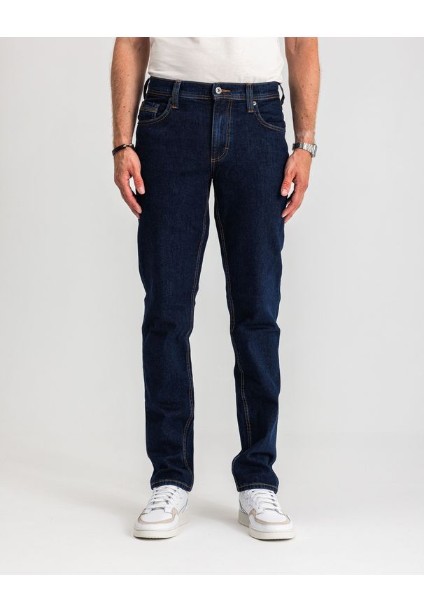 Mustang - Męskie Spodnie Jeansowe MUSTANG Washington Straight Denim Blue 1016420 5000 940