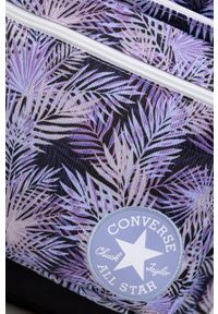 Converse plecak kolor fioletowy duży wzorzysty. Kolor: fioletowy
