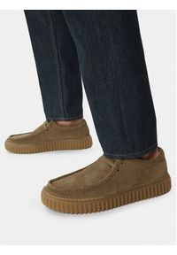 Clarks Półbuty Torhill Lo 26187378 Zielony. Kolor: zielony. Materiał: skóra, zamsz #3