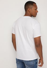 Born2be - Biała Bawełniana Koszulka T-shirt w Stylu Basic Malorisa. Okazja: na co dzień. Kolor: biały. Materiał: bawełna. Styl: klasyczny, casual, elegancki #6