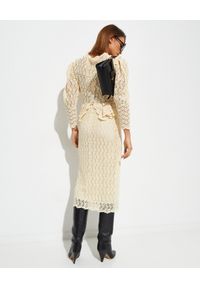 ISABEL MARANT - Koronkowa spódnica midi Evelina. Stan: podwyższony. Kolor: biały. Materiał: koronka. Wzór: koronka #2