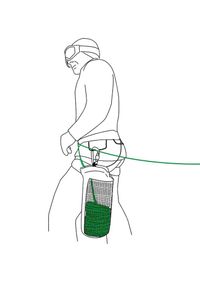 BEAL - Worek transportowy Beal Rope Out 7l. Kolor: pomarańczowy