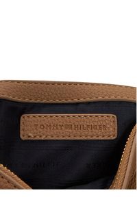 TOMMY HILFIGER - Tommy Hilfiger Torebka Th Her Flap W/Chain AW0AW17403 Beżowy. Kolor: beżowy. Materiał: skórzane #6