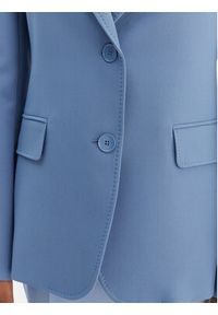 Weekend Max Mara Marynarka Uva 2615041061 Błękitny Slim Fit. Kolor: niebieski. Materiał: syntetyk #3