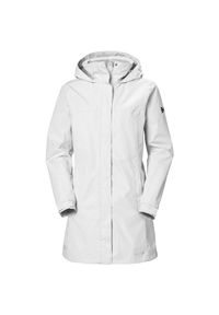 Długi płaszcz damski Helly Hansen Aden. Kolor: biały. Długość: długie. Sport: turystyka piesza #1