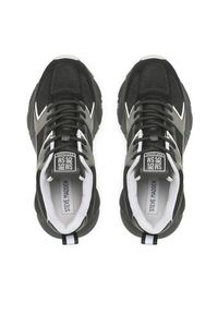 Steve Madden Sneakersy Standout SM11002083-04005-069 Czarny. Kolor: czarny. Materiał: zamsz, skóra
