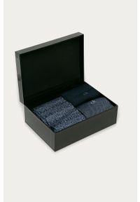 Calvin Klein - Skarpetki (3-pack). Kolor: niebieski. Materiał: materiał, wiskoza, poliamid, elastan, poliester. Wzór: gładki #3