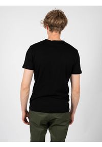 Antony Morato T-shirt | MMKS01835-FA100144 | Mężczyzna | Czarny. Okazja: na co dzień. Kolor: czarny. Materiał: bawełna. Wzór: nadruk, aplikacja, paski. Styl: casual #6