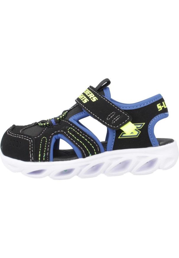 skechers - Sandały SKECHERS HYPNO-SPLASH Czarny. Kolor: czarny. Materiał: tkanina. Sezon: lato